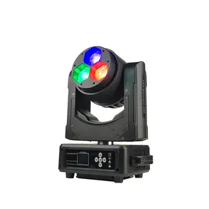 प्रकाश 3pcs Suppliers-गर्म बिक्री पेशेवर DMX पार्टी स्टेज लाइट RGBW 4in1 3x40w जूम धोने के नेतृत्व में चलती सिर बीम प्रकाश 150w मंच प्रकाश का नेतृत्व किया