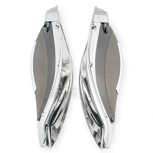 Deflectores de aire de <span class=keywords><strong>carenado</strong></span> ajustables <span class=keywords><strong>Batwing</strong></span> de cromo - Product Image 2