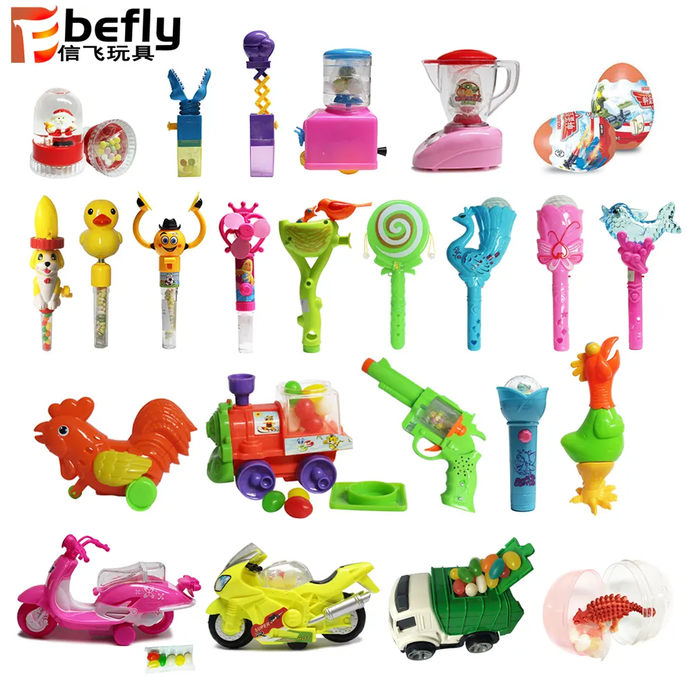 Пластиковые игрушки с наполнителем конфет от завода Shantou, оптовая продажа