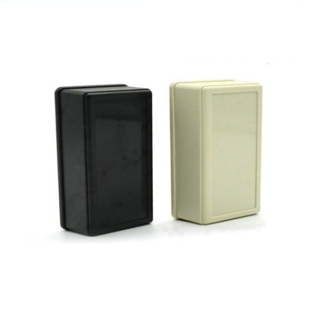 Matte Vertical Rectangle Plastic Shell ABS Enclosure for IoT Communication Instrument Module Black Beige Electronic Housing