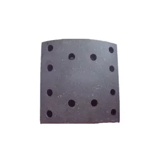 Semi metal ISO9001 standard size bus brake lining 19553