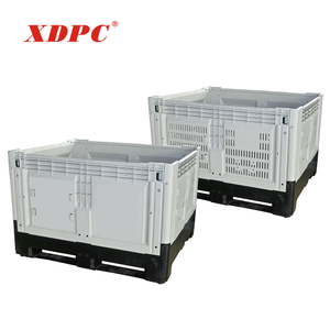 Fruit Plastic Pallet Box Foldable Collapsible Plastic Pallet Box Used Fruit Bins For Sale