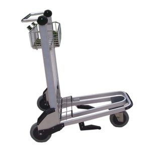 World Link luggage <strong>aircraft</strong> <strong>trolley</strong> cart airport <strong>aluminum</strong> hand brake for tools support oem customized - Product Image 4