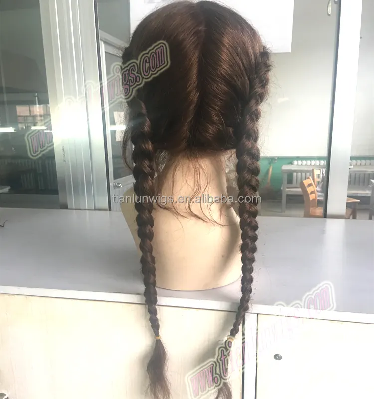 Brazilian natural virgin human hair braided lace front wigs for black women sally beauty supply wigs, full lace braided wig