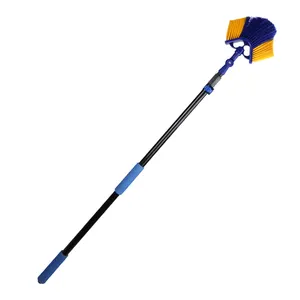 Extenclean telescopic gutter brush for other household cleaning tools with aluminum extension pole 2021 new product