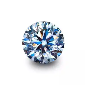 <span class=keywords><strong>Newmarket</strong></span>-diamantes sintéticos de moissanita, piedra preciosa suelta de COLOR D de corte de marruecos - Product Image 1