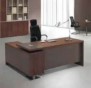 CEO木製ティーテーブルデザイン中国サプライヤーCEOデスクオフィスデスクアクセサリーモダンエグゼクティブデスクオフィステーブルデザイン