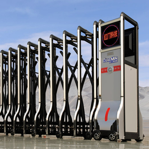 Porte automatique pliante motorisée extensible pour bâtiment - Product Image 1