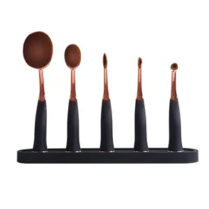 Professional 5 pcs Magnet Makeup Brush Set Patent Design Cosmetic Makeup Brush Kit