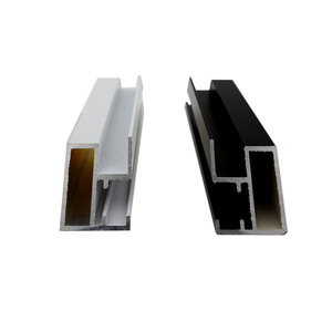 Nero verniciato a polvere estrusione di alluminio profilo per la cornice - Product Image 5