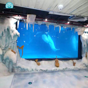 Fabrikant Professionele Aangepaste Hoge Kwaliteit Decoratie Live Dolfijn Hotel Vis Aquarium - Product Image 2