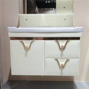 <span class=keywords><strong>Meuble</strong></span> <span class=keywords><strong>de</strong></span> salle <span class=keywords><strong>de</strong></span> bain en PVC avec évier, nouveau Design, vente en gros - Product Image 3
