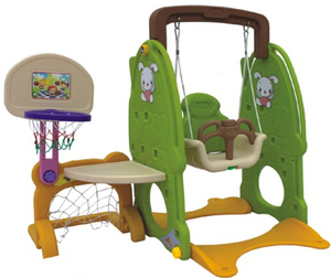 กระดานลื่นพลาสติกรูปยีราฟการ์ตูนน่ารักสำหรับเด็กในร่ม - Product Image 5