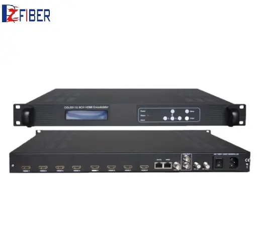 Modulator Enkoder ISDB-T H.264 DVB-T C Output 8 Saluran Ke ISDB-T