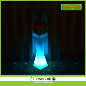 Usine Directe Vente Rechargeable Led Pot De Fleur, led en plastique pots de fleurs <span class=keywords><strong>dans</strong></span> le <span class=keywords><strong>jardin</strong></span> - Product Image 3
