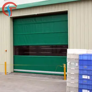 fast moving pvc warehouse door/fast action warehouse entry door/warehouse fast rolling speed shutter door