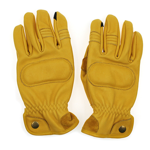 Uomini di modo di Inverno Vera Pelle di pecora Guanti di Guida - Product Image 1