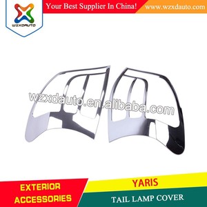 2014 <span class=keywords><strong>TOYOTA</strong></span> YARIS ( <span class=keywords><strong>berline</strong></span> ) CHROME TAIL couvercle de la lampe de voiture accessoires - Product Image 1