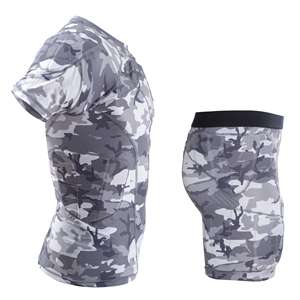 Camo degli uomini di guardia di sicurezza sport imbottito <span class=keywords><strong>camicia</strong></span> di compressione - Product Image 2