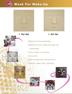 ใช้ซ้ำได้ฝึกแต่งหน้าผิวยาง - Product Image 2