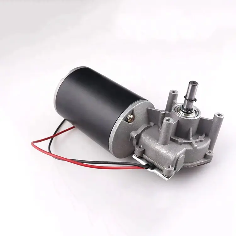 12v High Speed Good Price 76mm Electric Motors Mini Worm Gear Reducer