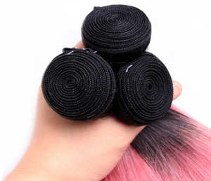 1 extension de <span class=keywords><strong>cheveux</strong></span> naturels <span class=keywords><strong>pour</strong></span> courtes cuticules, tissage en lot de mèches, vierges roses, haute qualité - Product Image 3