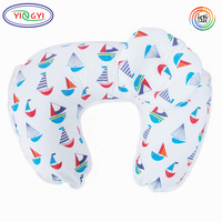 E573 Vente en gros de coussin personnalisé pour allaitement de bébé Coussin d'allaitement en coton ODM pour allaitement de bébé Positionneur de coussin de positionnement de bébé