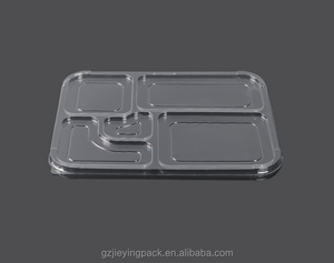 Take away usa e getta vassoio di fast food con 5 vano di plastica produttore - Product Image 5
