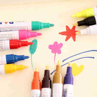2018 Sizhuo vente chaude 12 couleurs stylos de peinture acrylique marqueurs d'encre à base d'huile avec emballage personnalisé