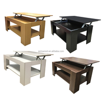 Table basse moderne en bois, multifonctionnelle, réglable en hauteur, pour meubles de salon