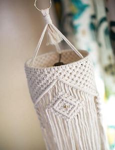 Fatti a mano <span class=keywords><strong>Corda</strong></span> di Cotone Macrame Paralumi - Product Image 2