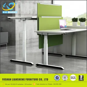 Moderne Haute Technologie Réglable deux Personnes Bureau deux Personne table mobilier de bureau
