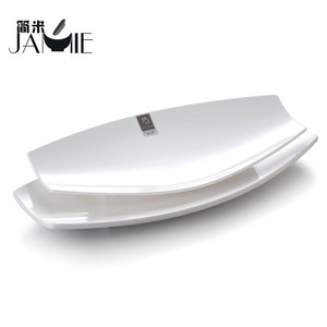 Chine approvisionnement d'usine 100% <span class=keywords><strong>mélamine</strong></span> banane <span class=keywords><strong>bateau</strong></span> plaque déjeuner, en plastique élégante <span class=keywords><strong>vaisselle</strong></span> - Product Image 1