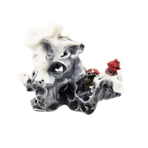 Vue Sur <span class=keywords><strong>la</strong></span> montagne 13.8 "H Aquarium Ornement Décoration-fish tank arbre Grotte Résine - Product Image 5