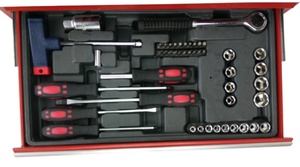 Ensemble d'outils professionnels pour atelier/ménage/mécanicien/bricolage, 83 pièces, dans un coffret métallique - Product Image 5