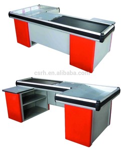 Rh-ce001 eléctrica cuadro de los flujos con la cinta transportadora cajera de supermercado caja registradora - Product Image 1