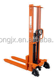 2トン1.6m油圧ハンドフォークリフト手動パレットスタッカーナイロンホイール付き中国サプライヤー - Product Image 6