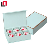 Boîte d'emballage à fermeture magnétique pour savon, logo personnalisé en forme de livre imprimé, boîte pour bombe à savon, 50 pièces