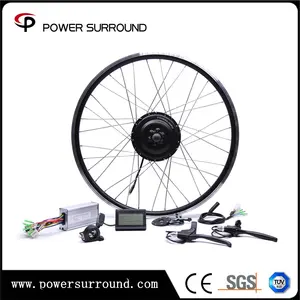 Eletrica 48v500w Bafang ön/arka motor elektrikli bisiklet dönüşüm kiti fırçasız Hub motorlar 20 ''26'' 28''diy Motor tekerlek