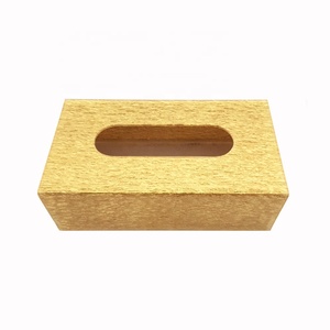rectangular custom acrylic golden tissue box ,acrylic plastic facial tissue box cover