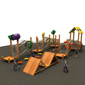 Kinder im freien seil kunststoff klettergerüst muti-funktion fitness spielplatz - Product Image 1