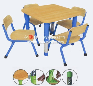 Kinder colorfol y cómodo escritorio y silla para silla barato escuela infantil escritorio y sillas - Product Image 2