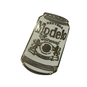 Pop-top puede en forma esmalte duro pin chapado en oro - Product Image 3