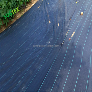 2x50m 100gsm PP Agrotextile Tissu de couverture du sol en tissu non tissé noir en plastique Rouleau de paillis pour les <span class=keywords><strong>plantes</strong></span> de jardin - Product Image 5