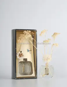 Wholesale factory supply glass bottle imported fragrance oil reed diffuser