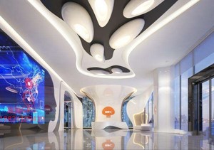 Hiện Đại Mới Nhất <span class=keywords><strong>Pop</strong></span> Hoàng Gia Hội Trường Trang Trí Mái GRG Trần Giả Thiết Kế Hoa - Product Image 3