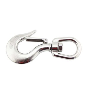 Gancho <span class=keywords><strong>de</strong></span> Grúa Giratorio <span class=keywords><strong>de</strong></span> Acero Inoxidable con Pestillo para Elevación en Minería e Industria Pesada - Product Image 6