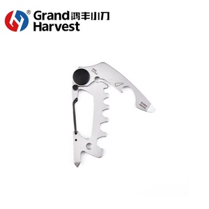 Móc Khóa Carabiner 7 Trong 1 Giá Rẻ Đẹp Không Có MOQ Kho Mới Thẻ Dụng Cụ Đa Năng - Product Image 2