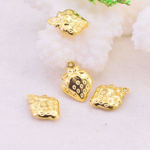 Accessoires de fabrication de bijoux Breloques en acier inoxydable Boucles <span class=keywords><strong>d</strong></span>'oreilles <span class=keywords><strong>feuille</strong></span> <span class=keywords><strong>d</strong></span>'érable en métal doré Collier Pendentifs - Product Image 2