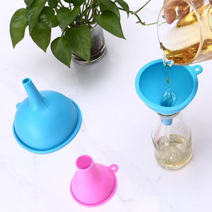 Utensílios de cozinha para casa 3 pçs, ferramenta para utensílios de cozinha, ferramenta de cozinha, funil de óleo dobrável de silicone para cozinhar